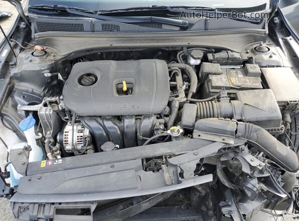 3KPF24AD0NE460514 2022 KIA FORTE Gray უკანა სალონის ხედი