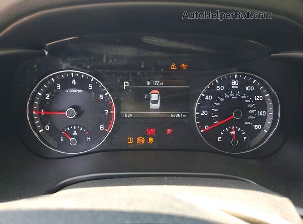 3KPF24AD0NE482531 2022 KIA FORTE Black Вид щитка приладів