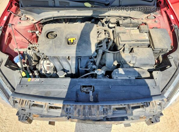 3KPF24AD1KE048730 2019 KIA FORTE Red Սալոնի հետևի տեսք