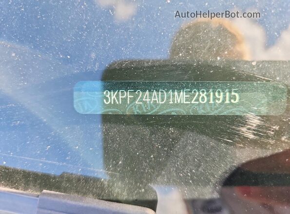 3KPF24AD1ME281915 2021 KIA FORTE Silver Widok komory silnika