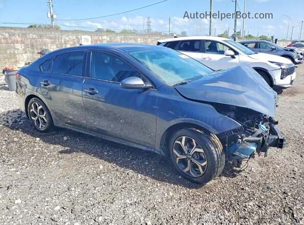 3KPF24AD1ME377835 2021 KIA FORTE Gray Delantero derecho