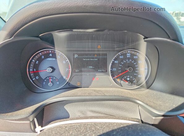 3KPF24AD1NE463826 2022 KIA FORTE Gray Вид щитка приладів