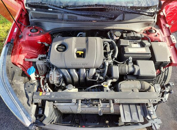 3KPF24AD1RE736043 2024 KIA FORTE Red უკანა სალონის ხედი