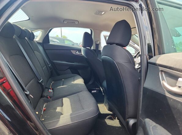 3KPF24AD2KE009399 2019 KIA FORTE Черный Вид задних сидений