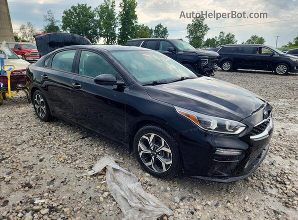 3KPF24AD2KE009399 2019 KIA FORTE Черный Передняя правая четверть