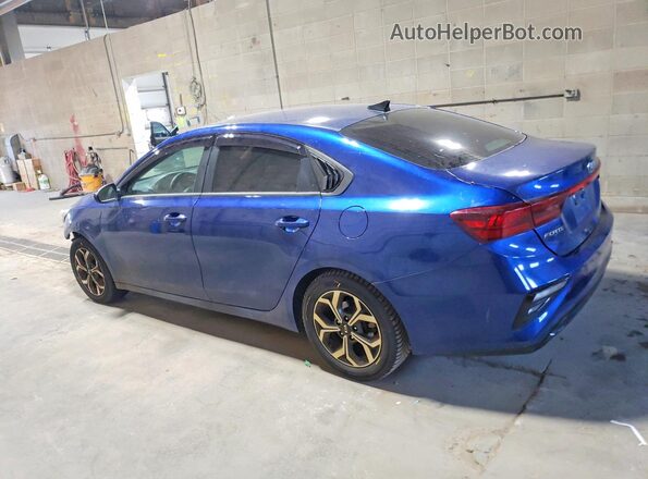 3KPF24AD2ME271068 2021 KIA FORTE Blue Հետևի ձախ