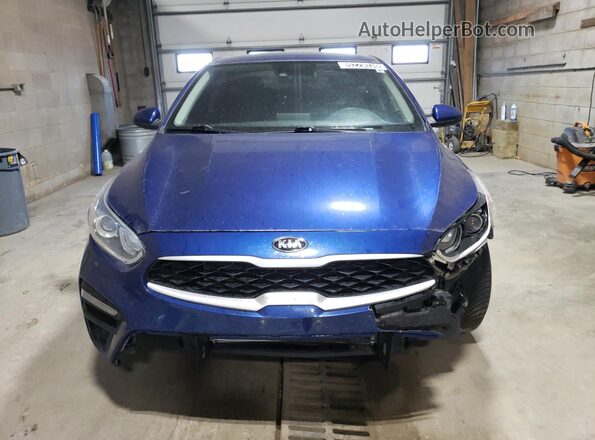 3KPF24AD2ME271068 2021 KIA FORTE Blue Սալոնի 360 աստիճան տեսք