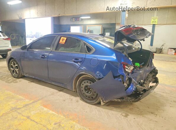 3KPF24AD3KE016300 2019 KIA FORTE Blue Trasero izquierdo