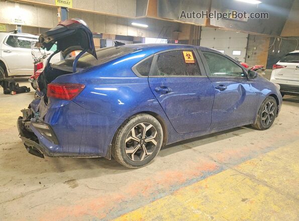 3KPF24AD3KE016300 2019 KIA FORTE Blue Trasero derecho
