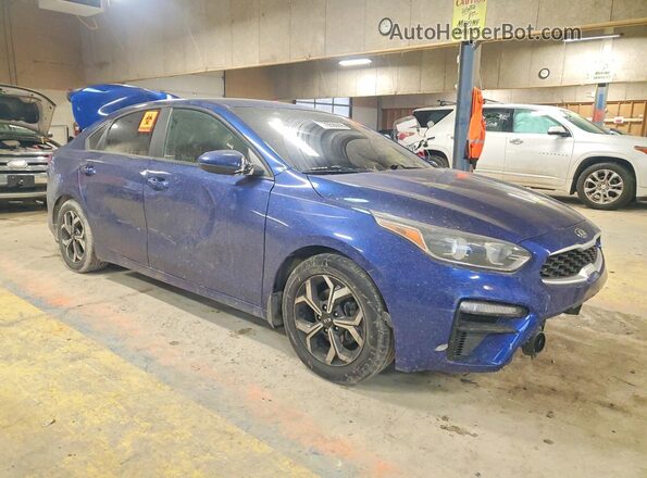 3KPF24AD3KE016300 2019 KIA FORTE Blue Delantero derecho