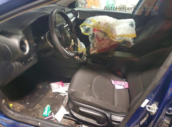 3KPF24AD3KE016300 2019 KIA FORTE Blue Vista interior delantera