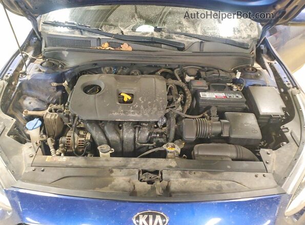 3KPF24AD3KE016300 2019 KIA FORTE Blue Vista interior trasera