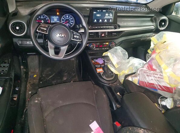 3KPF24AD3KE016300 2019 KIA FORTE Blue Vista del salpicadero