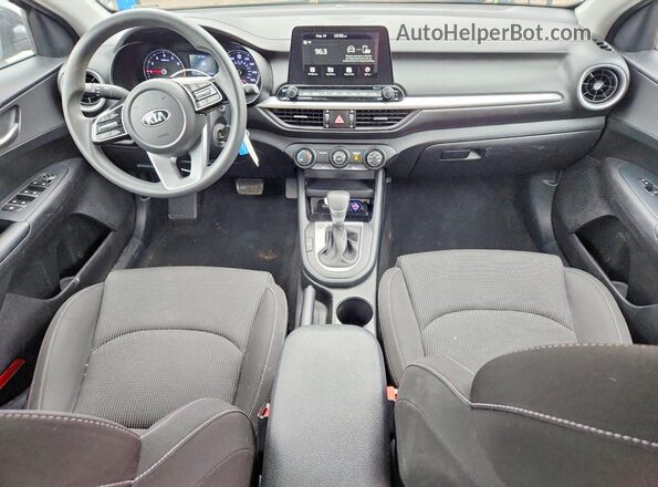 3KPF24AD3LE218569 2020 KIA FORTE Black Առջևի վահանակի տեսք