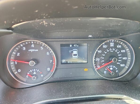 3KPF24AD3ME318785 2021 KIA FORTE White ხელსაწყოთა პანელის ხედი