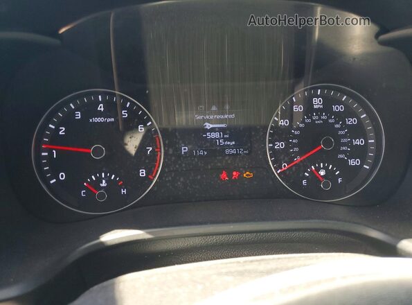 3KPF24AD3ME330354 2021 KIA FORTE Gray Vista del cuadro de instrumentos