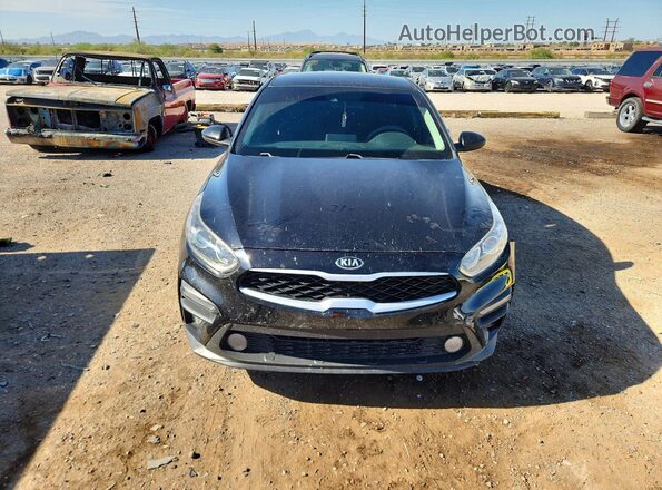 3KPF24AD4KE005287 2019 KIA FORTE Black Widok z przodu