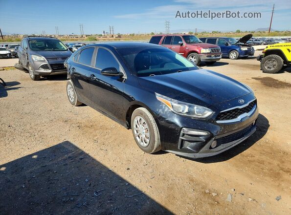 3KPF24AD4KE005287 2019 KIA FORTE Black Przód prawy
