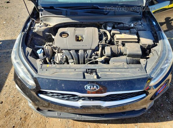 3KPF24AD4KE005287 2019 KIA FORTE Black Widok wnętrza z tyłu
