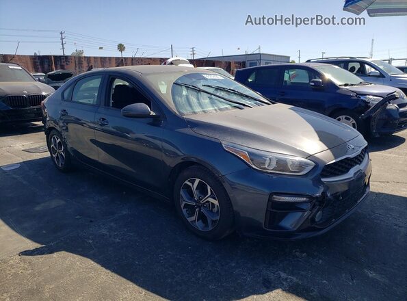 3KPF24AD4ME296747 2021 KIA FORTE Gray Przód prawy