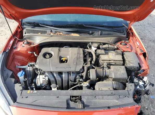 3KPF24AD4NE488025 2022 KIA FORTE Orange Вид задньої частини салону