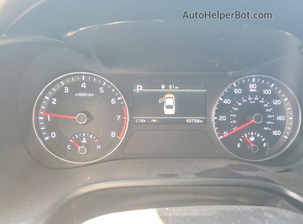 3KPF24AD4RE767190 2024 KIA FORTE Gray Вид щитка приладів
