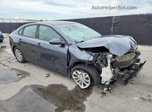3KPF24AD5LE142725 2020 KIA FORTE Blue Передня права чверть