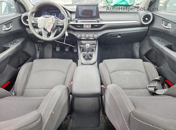 3KPF24AD5LE142725 2020 KIA FORTE Blue Вид панелі приладів