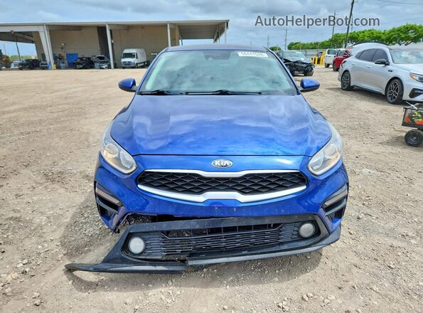 3KPF24AD5LE252495 2020 KIA FORTE Blue Widok z przodu