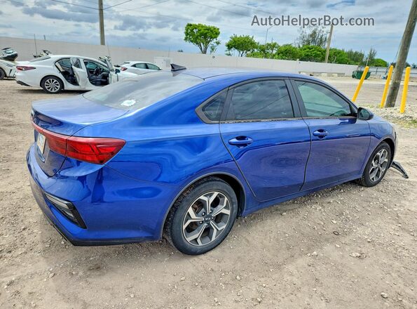 3KPF24AD5LE252495 2020 KIA FORTE Blue Tył prawy