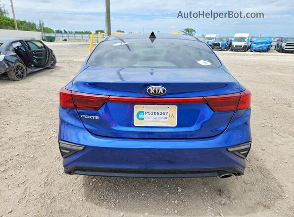 3KPF24AD5LE252495 2020 KIA FORTE Blue Widok z tyłu