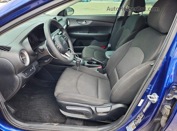 3KPF24AD5LE252495 2020 KIA FORTE Blue Widok wnętrza z przodu
