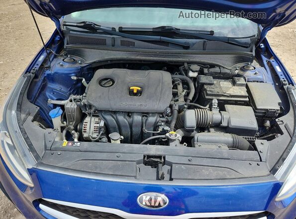 3KPF24AD5LE252495 2020 KIA FORTE Blue Widok wnętrza z tyłu