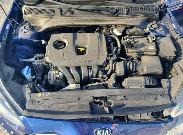 3KPF24AD5ME324393 2021 KIA FORTE Blue Vista interior trasera