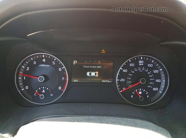 3KPF24AD6NE457391 2022 KIA FORTE Orange Вид щитка приладів