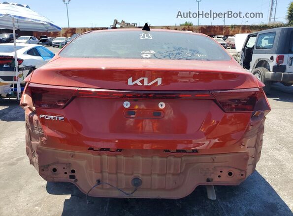 3KPF24AD6NE457391 2022 KIA FORTE Orange Вид ззаду