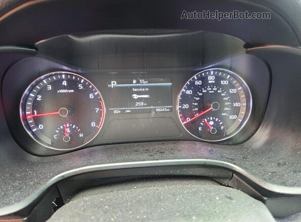 3KPF24AD6PE654032 2023 KIA FORTE Blue Սարքավորումների վահանակի տեսք