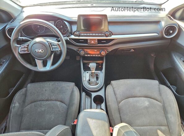3KPF24AD7KE049459 2019 KIA FORTE Blue Առջևի վահանակի տեսք