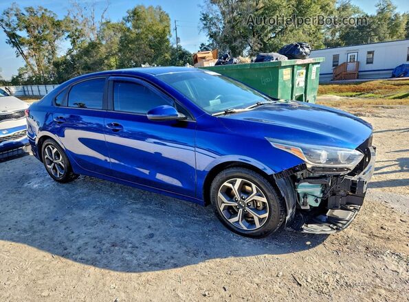 3KPF24AD7KE049459 2019 KIA FORTE Blue Առջևի աջ