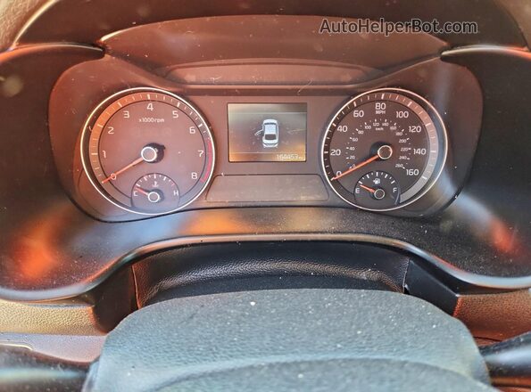 3KPF24AD7KE049459 2019 KIA FORTE Blue Սարքավորումների վահանակի տեսք