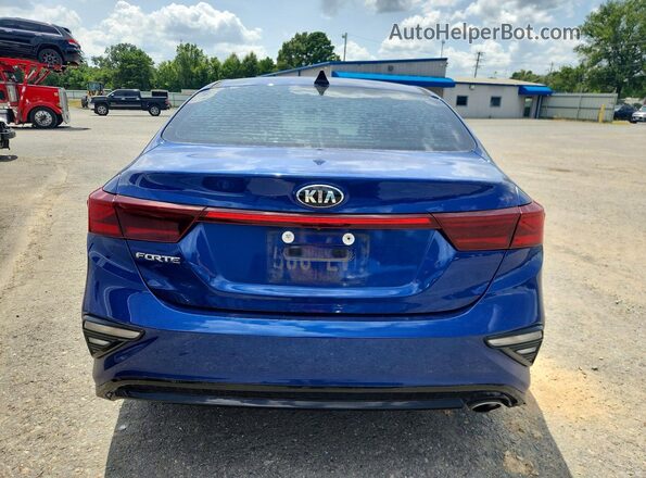 3KPF24AD7ME370193 2021 KIA FORTE Blue Вид ззаду