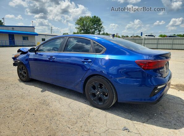 3KPF24AD7ME370193 2021 KIA FORTE Blue Задня ліва чверть