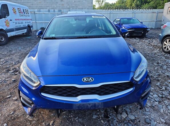 3KPF24AD8KE073883 2019 KIA FORTE Синий Вид спереди