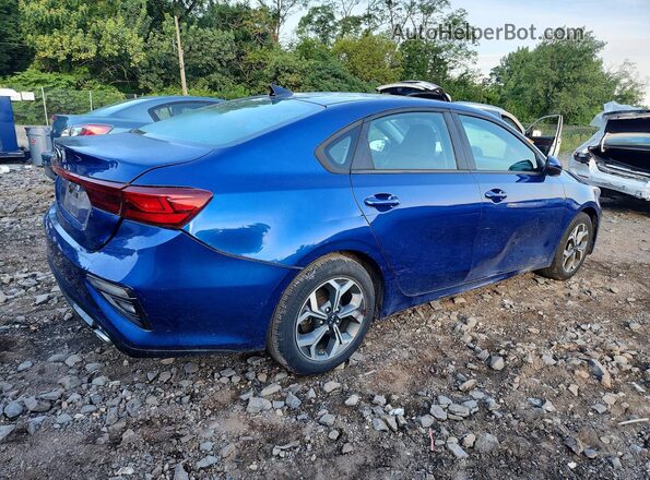 3KPF24AD8KE073883 2019 KIA FORTE Синий Задняя правая четверть