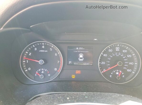3KPF24AD8LE142041 2020 KIA FORTE White ხელსაწყოთა პანელის ხედი