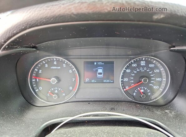 3KPF24AD8LE259487 2020 KIA FORTE Синий Вид щитка приборов