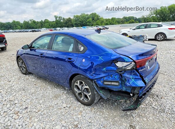 3KPF24AD8LE259487 2020 KIA FORTE Синий Задняя левая четверть