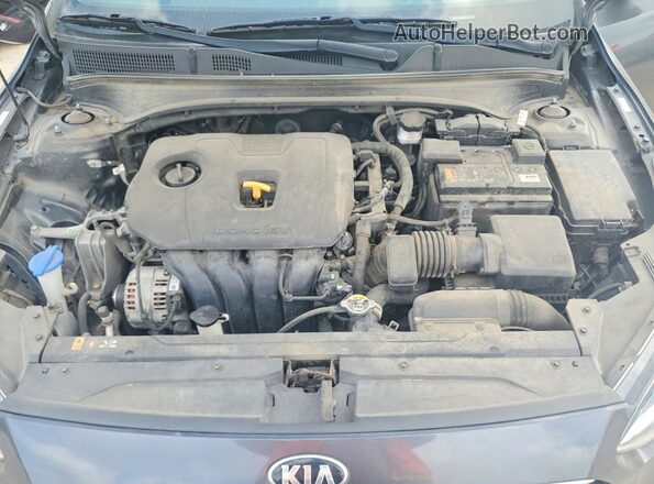 3KPF24AD8ME348915 2021 KIA FORTE Gray Widok wnętrza z tyłu