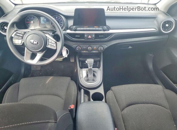 3KPF24AD8ME348915 2021 KIA FORTE Gray Widok deski rozdzielczej