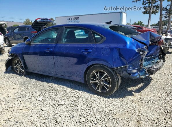 3KPF24AD8NE473334 2022 KIA FORTE Blue უკანა მარცხენა
